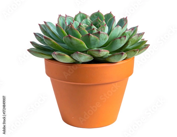 Fototapeta Succulent in terracotta pot