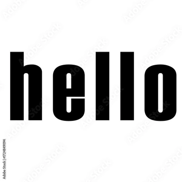 Obraz hello