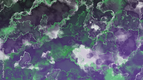 Obraz Vibrant abstract galaxy clouds gradient background.