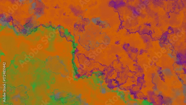 Obraz Vibrant abstract galaxy clouds gradient background.