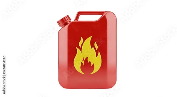 Obraz red fire extinguisher