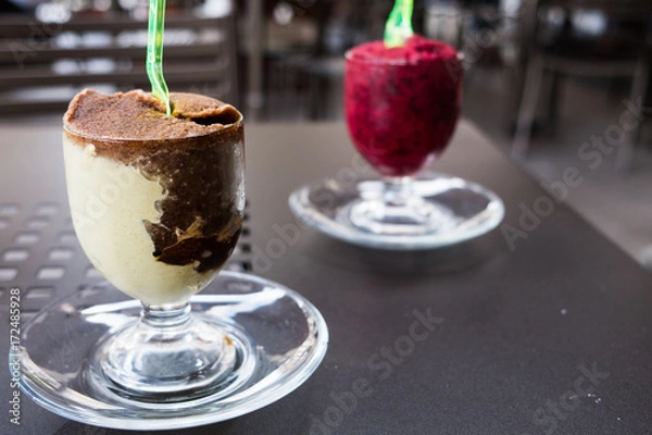 Obraz Italian granita in Sicily, a typical fruit slush