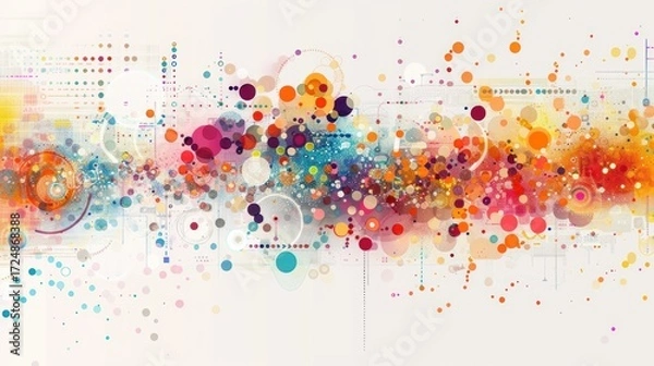 Fototapeta Colorful abstract background design