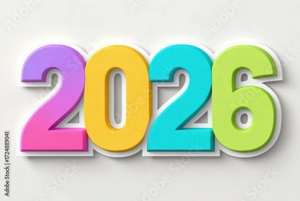 Fototapeta Download colorful happy new year design for the year