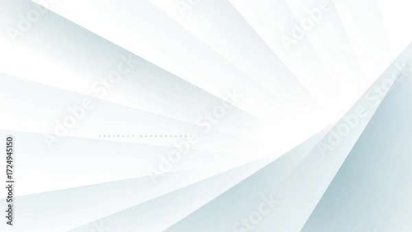 Fototapeta white abstract background with overlapping lines