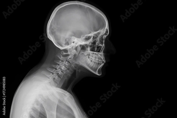 Fototapeta 거북목, 목디스크, 엑스레이