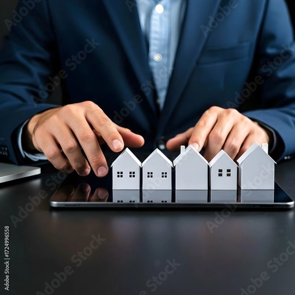 Fototapeta Business real estate or property project concepts | residential developer |real estate