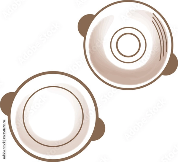 Fototapeta ほっこりお鍋のイラスト