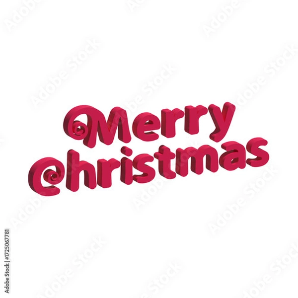 Obraz Traditional Vector Christmas Wreath Illustration with Red Poinsettias Holly and Reindeer Antlers on Beige