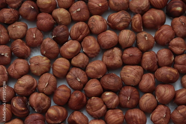 Obraz background of hazelnuts