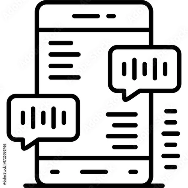Obraz Smartphone Icon Vector Element