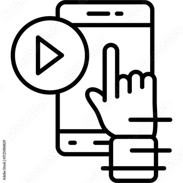 Obraz Smartphone Icon Vector Element