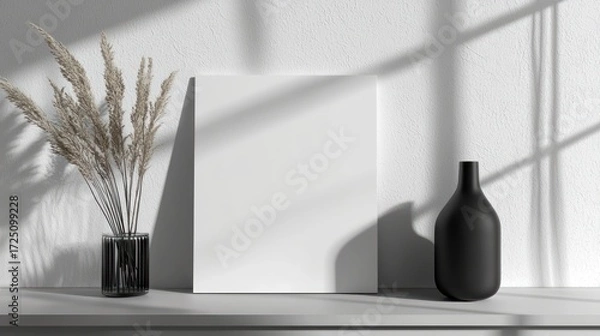 Obraz Blank canvas display