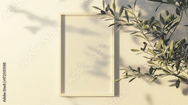 Obraz Empty picture frame nature