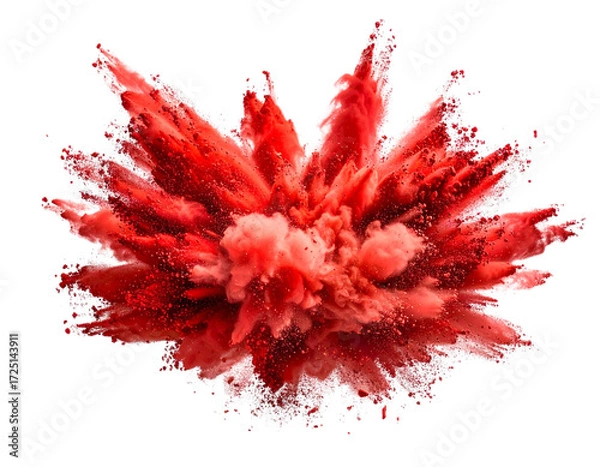 Obraz red paint splash isolated