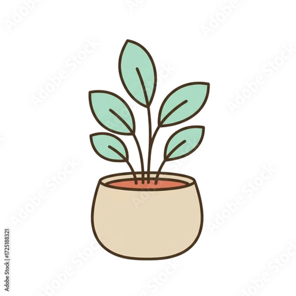 Obraz plant in pot