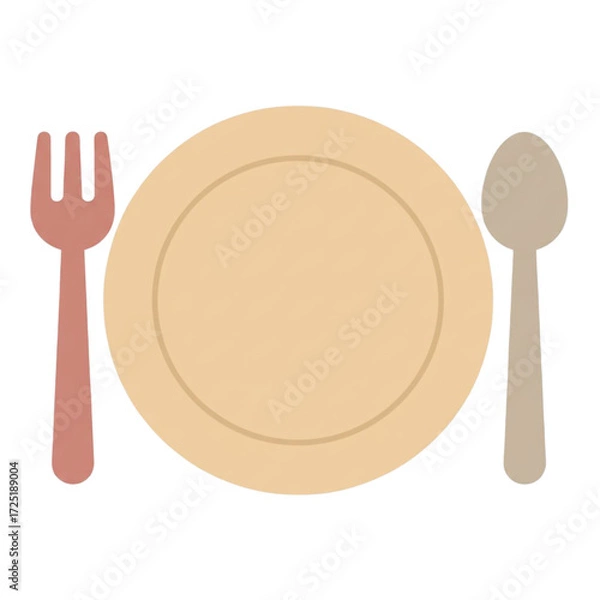 Obraz  spoon and fork