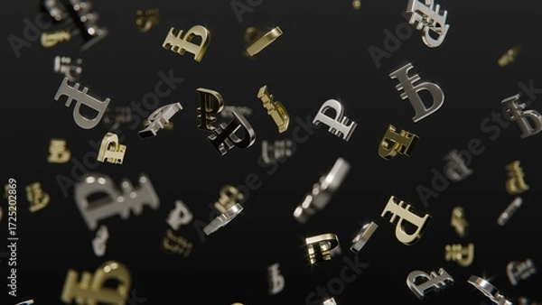 Obraz 浮遊するルーブル記号