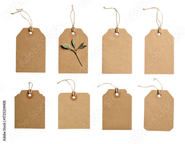 Obraz blank price tags