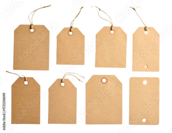 Obraz blank price tags