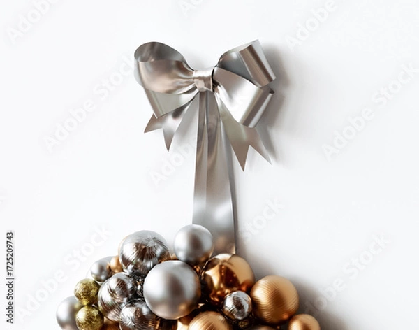 Obraz Christmas Baubel Wreath