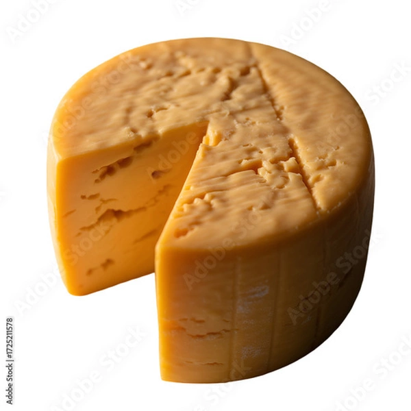 Obraz cheese on a white background