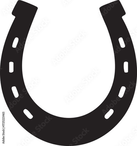 Obraz horseshoe silhouette