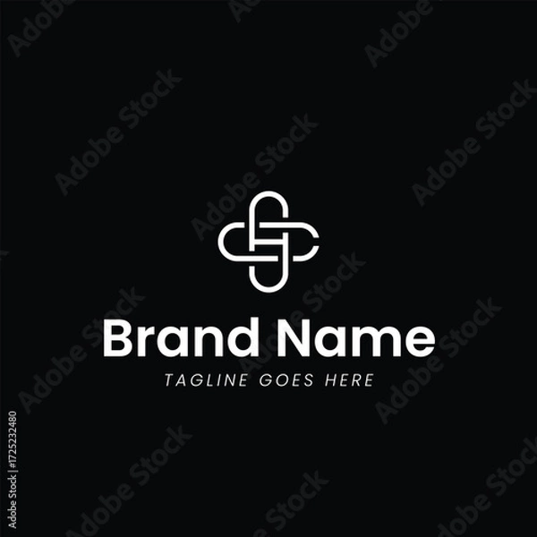 Fototapeta creative minimalist icon logo