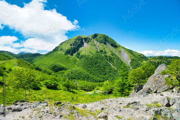 Fototapeta 栃木県と群馬県の県境にまたがる日光白根山