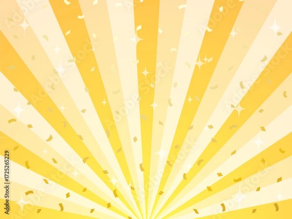 Fototapeta 漫画効果線集中線背景