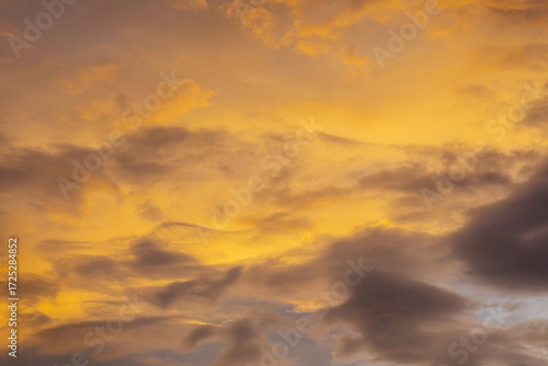 Fototapeta Abstract and pattern of cloud sky Calming coral, Orange, Trend color of the year background