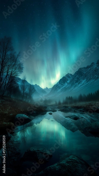 Obraz sunrise in the mountains