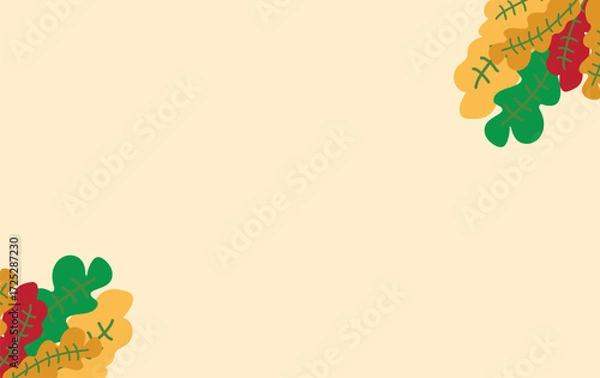 Obraz fruit and vegetables harvest autumn background