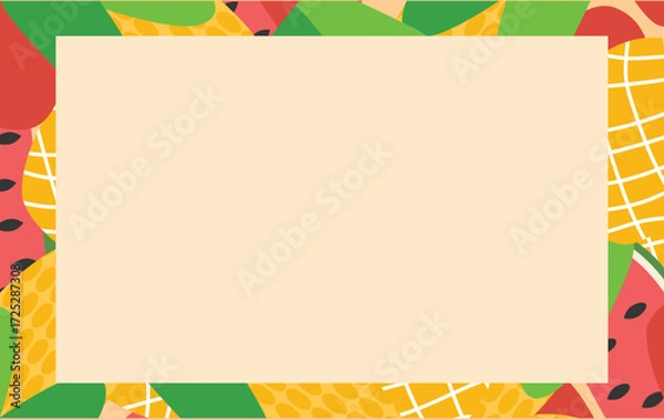 Obraz fruit and vegetables harvest autumn background