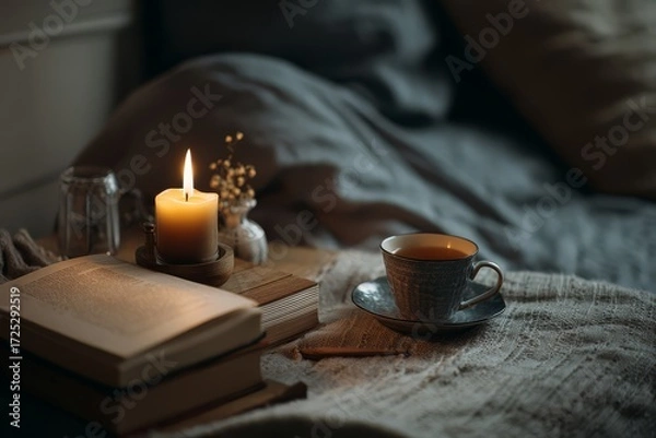 Fototapeta evening routine for peaceful sleep
