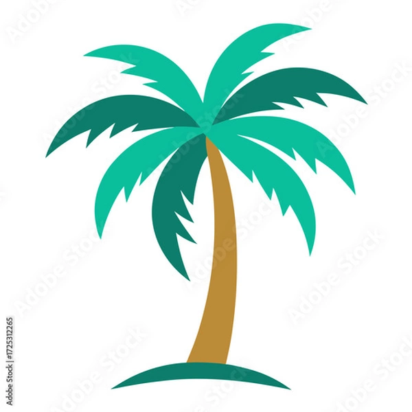 Fototapeta Tropical Palm Tree Vector