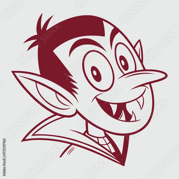 Fototapeta vector image of a fish