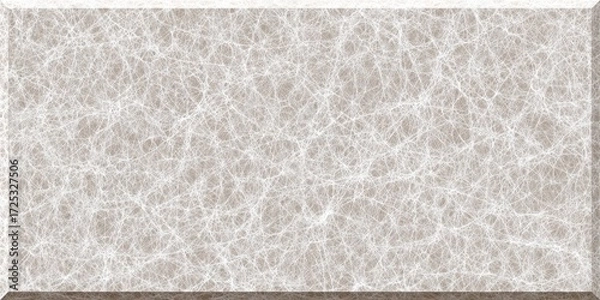 Fototapeta White fibrous marble texture with delicate web-like natural patterns