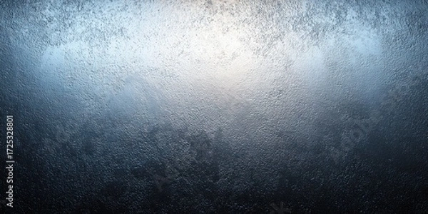 Fototapeta Wet textured glass surface with dark gradient lighting effect