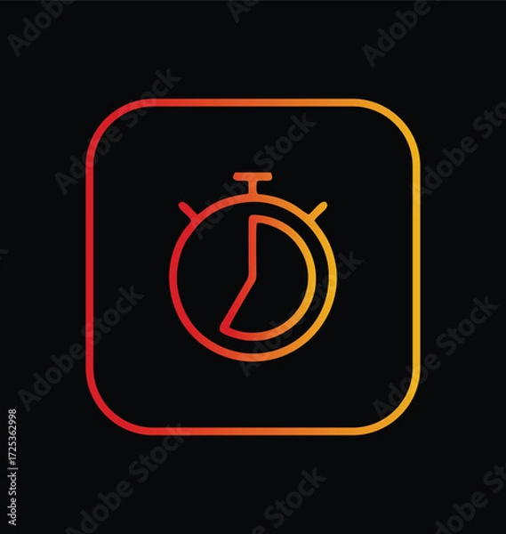 Obraz bicycle icon on a white background