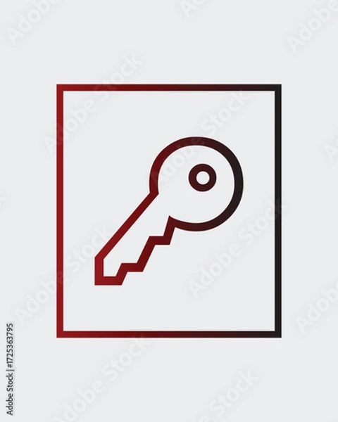 Obraz key to success