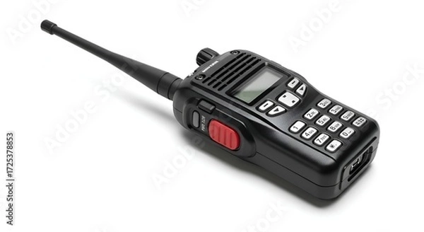Fototapeta A walkie-talkie, isolated on a clean background