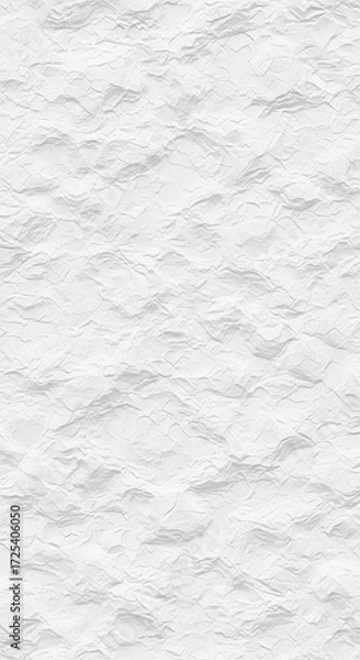 Obraz Abstract textured background of white crumpled paper or fabric