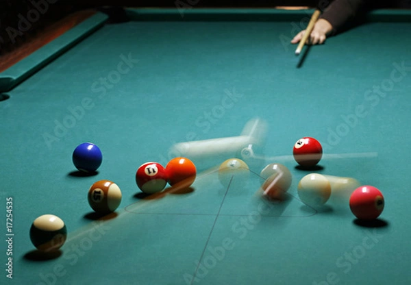 Obraz Billardstoß