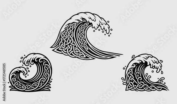 Obraz wave motive.eps