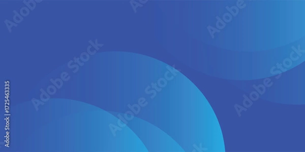 Fototapeta Modern background template with light blue and blue gradient, circle effect, suitable for background, wallpaper, home screen, theme. vector pattern illustration