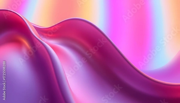 Obraz abstract purple background with waves