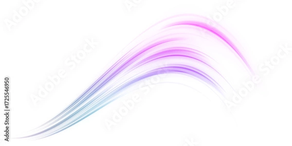 Fototapeta Neon rays vector abstract background png. Futuristic technological style. Abstract background with speed lines. Vector illustration. Futuristic. The light lines of the road are blue png 
