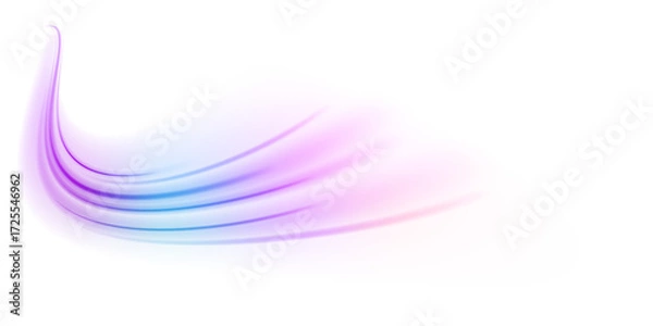 Fototapeta Neon rays vector abstract background png. Futuristic technological style. Abstract background with speed lines. Vector illustration. Futuristic. The light lines of the road are blue png 
