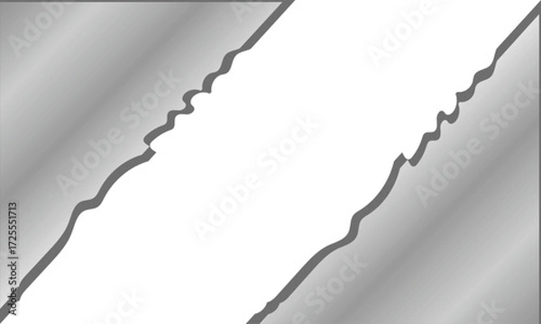 Obraz Torn Silver Metallic Foil Background Texture